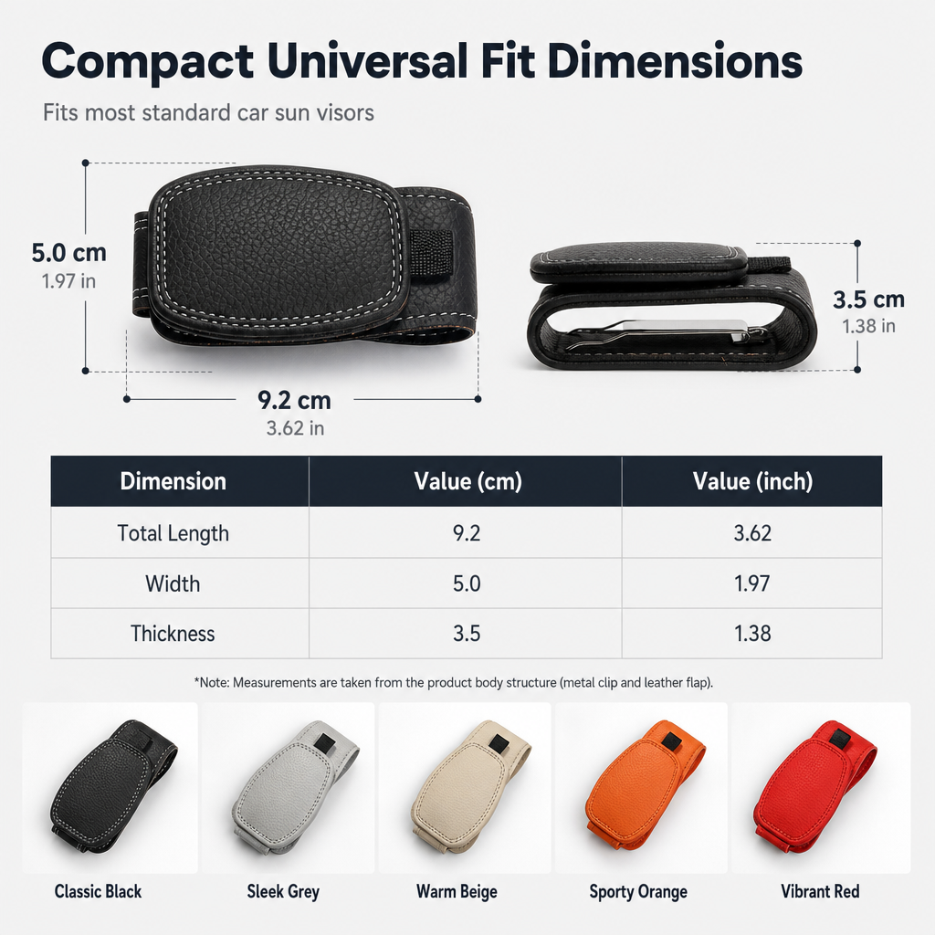 🕶️Car Sunglasses Holder Double Clip Eyeglasses Mount and Ticket Card Clip