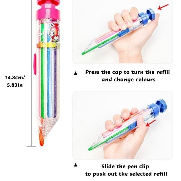 【Buy 1 Get 1 Free 】8-in-1 Multicolor Crayons