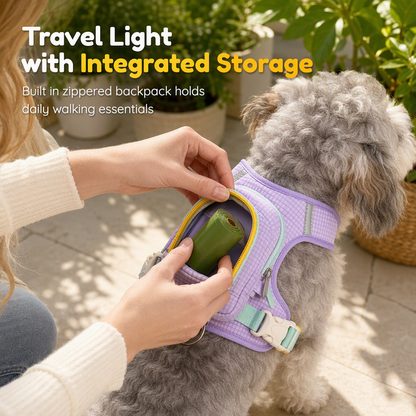 Vest Style Pet Backpack Harness