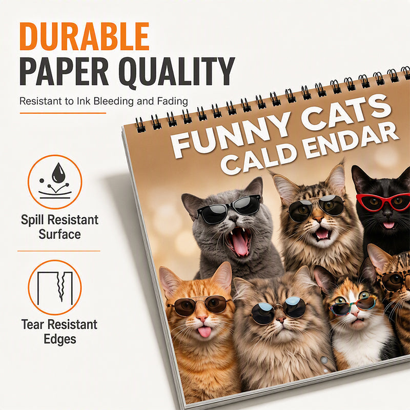AD 2027 Funny animals Wall Calendar【Buy More Save More】