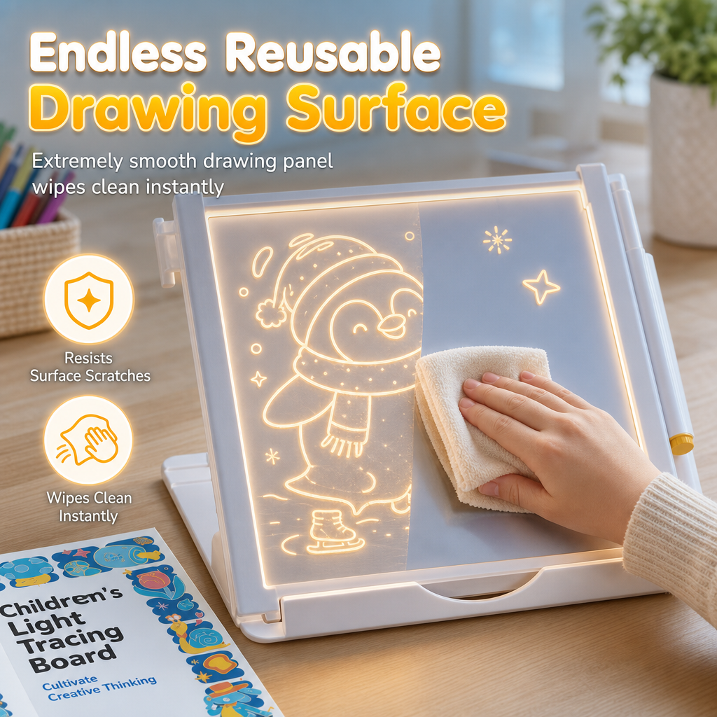 Kids Light Up Tracing Board for Drawing & Learning