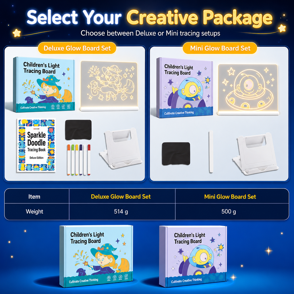 Kids Light Up Tracing Board for Drawing & Learning