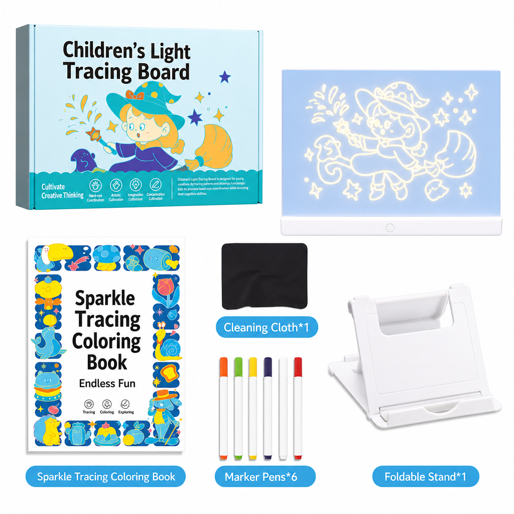 Kids Light Up Tracing Board for Drawing & Learning