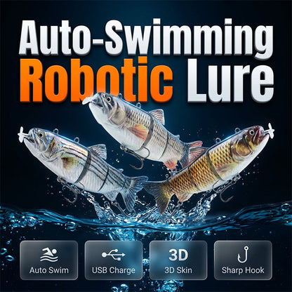 Multi-Jointed Electronic Fishing Lure with LED Light