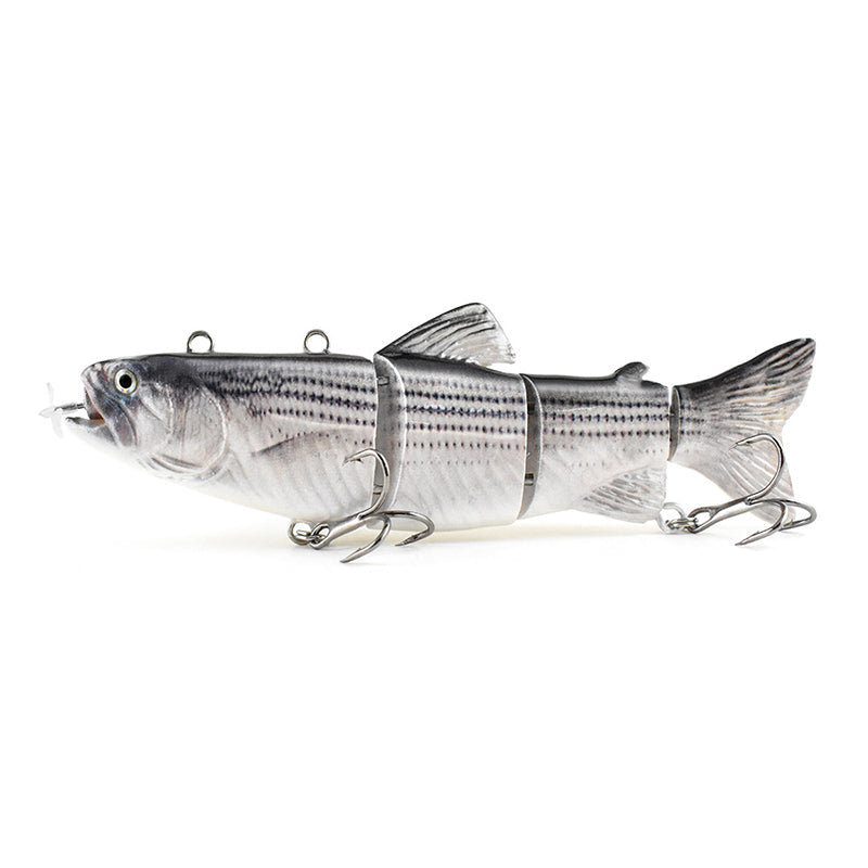 Multi-Jointed Electronic Fishing Lure with LED Light