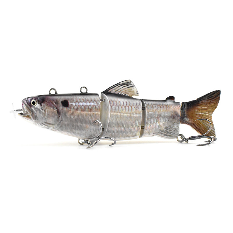 Multi-Jointed Electronic Fishing Lure with LED Light