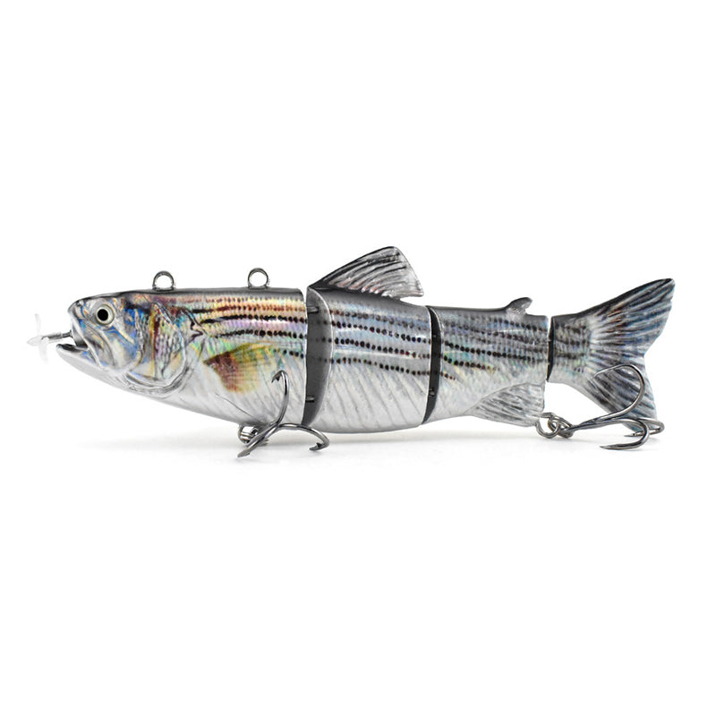 Multi-Jointed Electronic Fishing Lure with LED Light