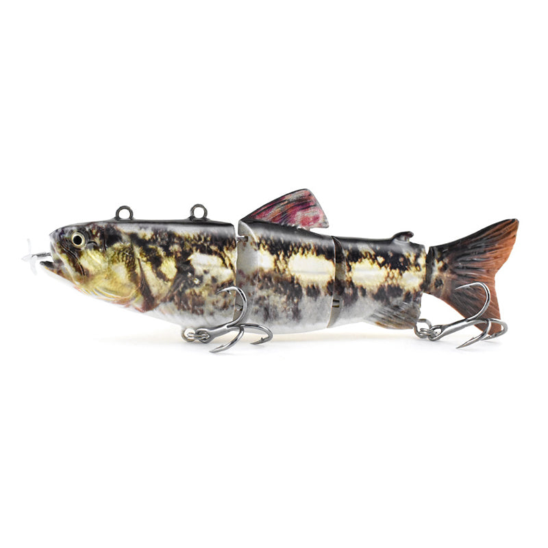Multi-Jointed Electronic Fishing Lure with LED Light