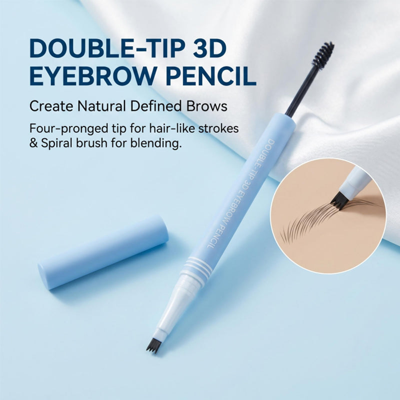 【Buy 1 Get 1 Free】Double-Head Eyebrow Pencil for Defined Hair Strokes