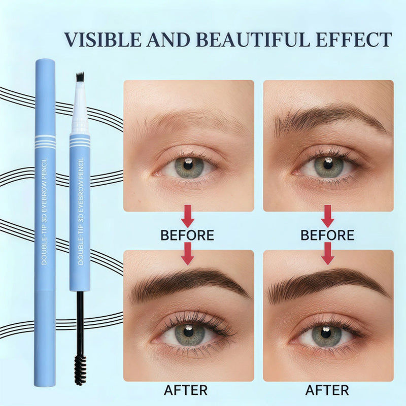 【Buy 1 Get 1 Free】Double-Head Eyebrow Pencil for Defined Hair Strokes