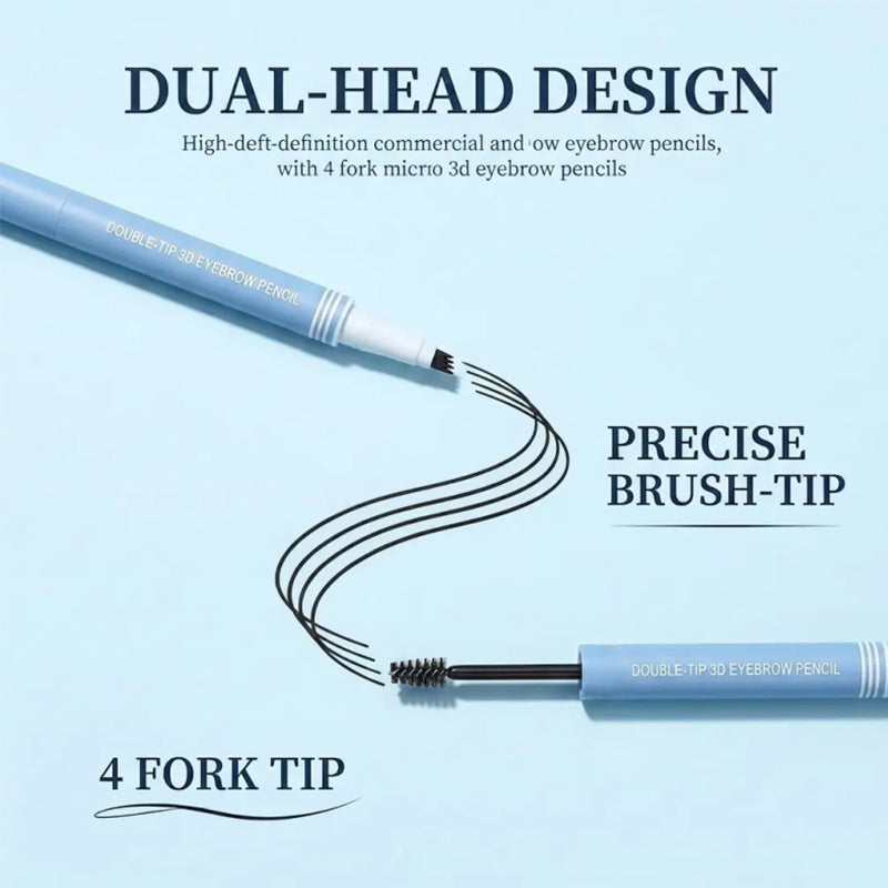 【Buy 1 Get 1 Free】Double-Head Eyebrow Pencil for Defined Hair Strokes