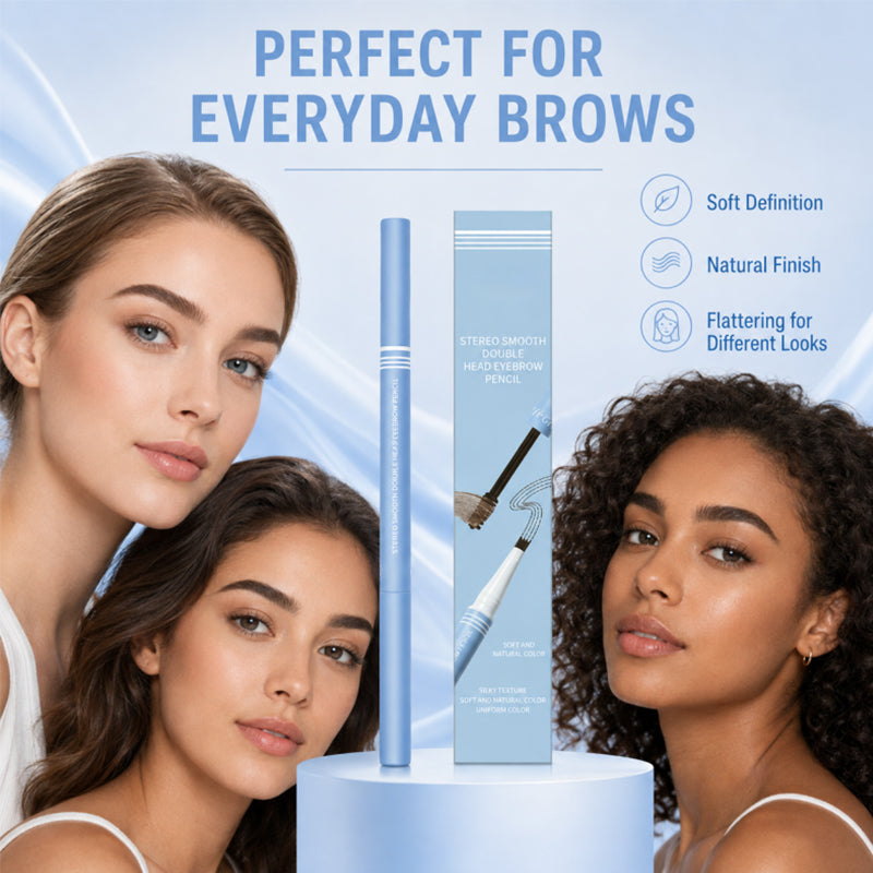 【Buy 1 Get 1 Free】Double-Head Eyebrow Pencil for Defined Hair Strokes
