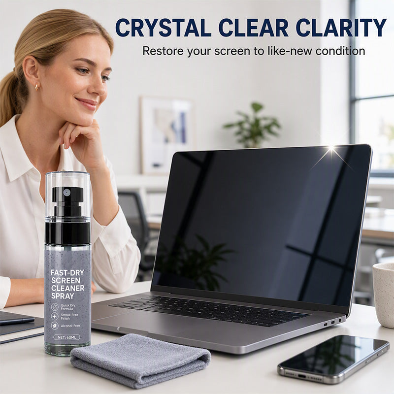🔥Streak-Free Fast-Dry Screen Cleaner Spray