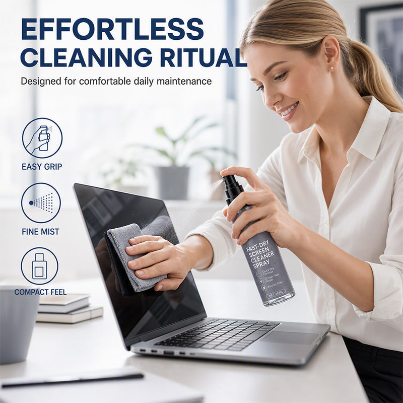🔥Streak-Free Fast-Dry Screen Cleaner Spray