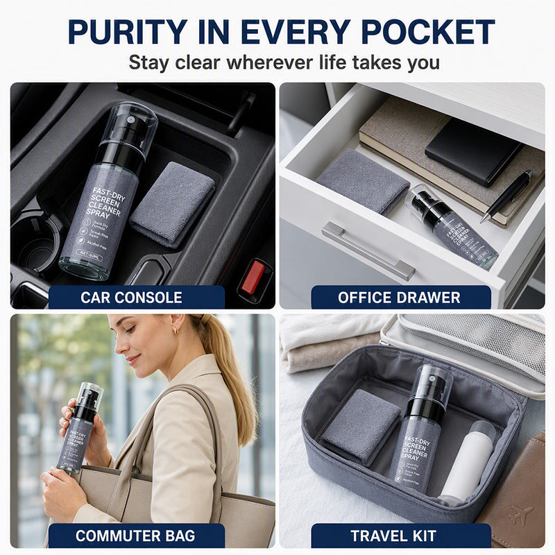 🔥Streak-Free Fast-Dry Screen Cleaner Spray