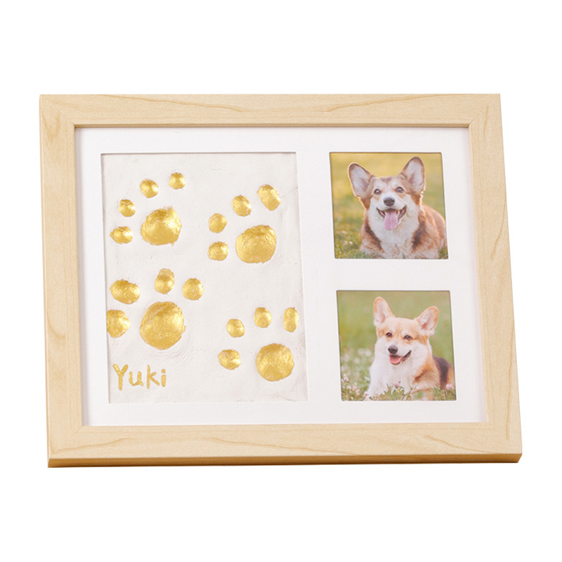 🐾 52% OFF! ✨ Baby & Pet Footprint Keepsake Frame Kit – Triple-Window Wooden Frame, Non-Toxic Soft Clay & Modern Minimalist Design – Capture Lifelong Memories in One Frame 👶