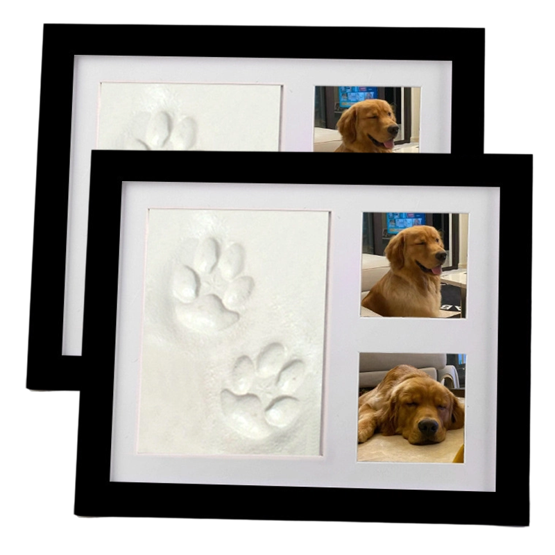 🐾 52% OFF! ✨ Baby & Pet Footprint Keepsake Frame Kit – Triple-Window Wooden Frame, Non-Toxic Soft Clay & Modern Minimalist Design – Capture Lifelong Memories in One Frame 👶