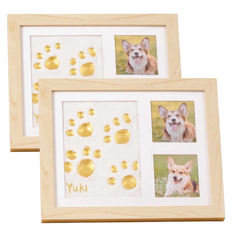 🐾 52% OFF! ✨ Baby & Pet Footprint Keepsake Frame Kit – Triple-Window Wooden Frame, Non-Toxic Soft Clay & Modern Minimalist Design – Capture Lifelong Memories in One Frame 👶