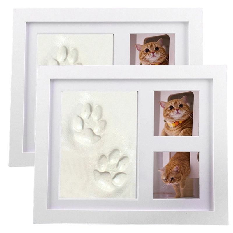 🐾 52% OFF! ✨ Baby & Pet Footprint Keepsake Frame Kit – Triple-Window Wooden Frame, Non-Toxic Soft Clay & Modern Minimalist Design – Capture Lifelong Memories in One Frame 👶