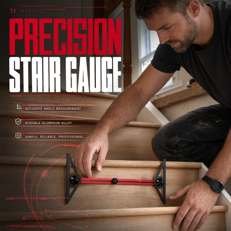 📐🔧 Multi-Function Woodworking Marking Tool Kit – Measure, Lock & Mark