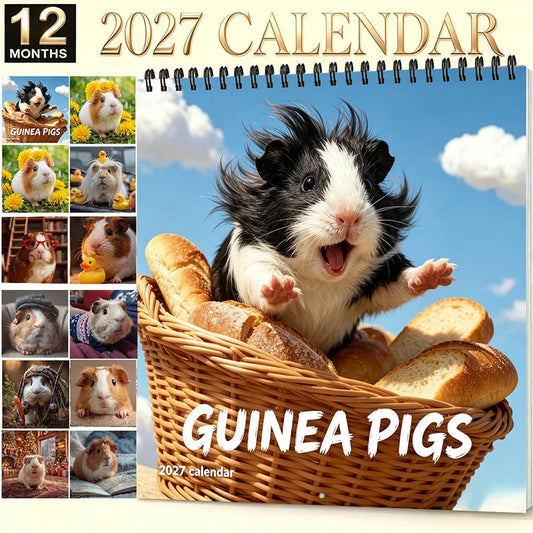AD 2027 Funny animals Wall Calendar【Buy More Save More】