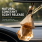 Triangular Car Hanging Air Freshener Bottle with Wooden Cap