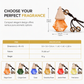 Triangular Car Hanging Air Freshener Bottle with Wooden Cap