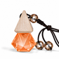 Triangular Car Hanging Air Freshener Bottle with Wooden Cap