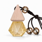 Triangular Car Hanging Air Freshener Bottle with Wooden Cap