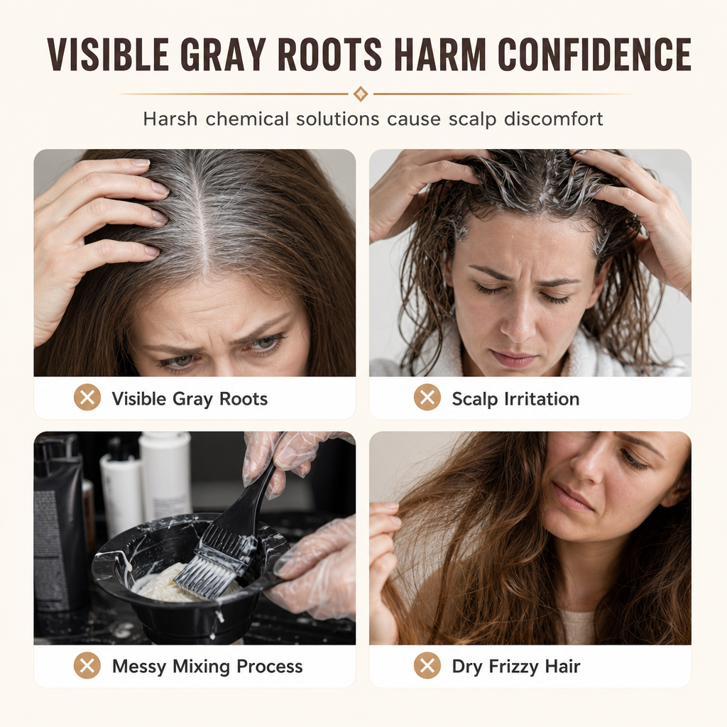 Herbal 3-in-1 Hair Dye Shampoo