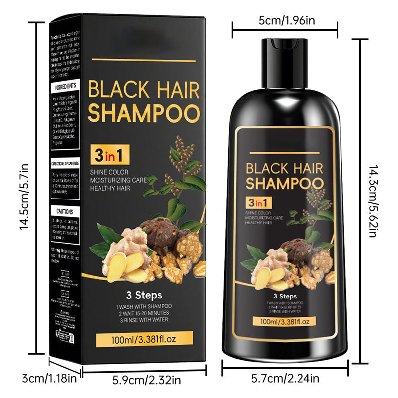 Herbal 3-in-1 Hair Dye Shampoo