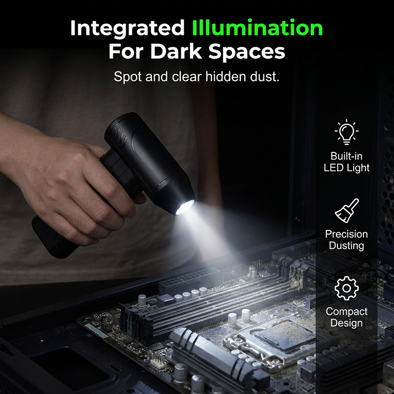 High-Speed Air Duster & Blower-100000 RPM PORTABLE TURBO FAN