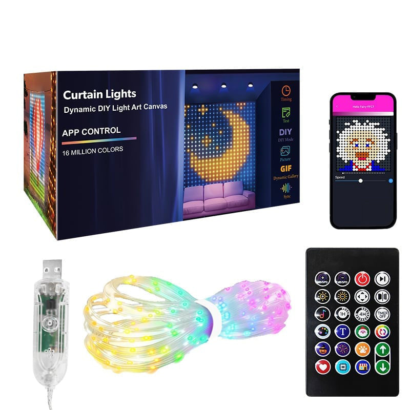 🚚FREE SHIPPING!!+LAST DAY SALE 50% OFF!!💥Waterproof LED Curtain String Lights