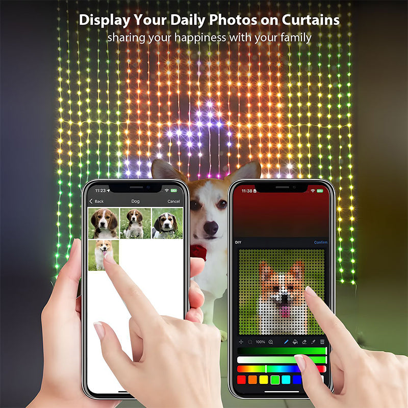 🚚FREE SHIPPING!!+LAST DAY SALE 50% OFF!!💥Waterproof LED Curtain String Lights