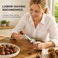 🌰 50% OFF! ✨ Lever-Assisted Stainless Steel Chestnut Opener & Nut Cracker – Food-Grade Rust-Resistant with Sharp Serrated Cross-Blade, Effort-Saving Mechanical Leverage & Ergonomic Non-Slip Grip – 17cm for Chestnuts Walnuts Pecans Hazelnuts & Almonds
