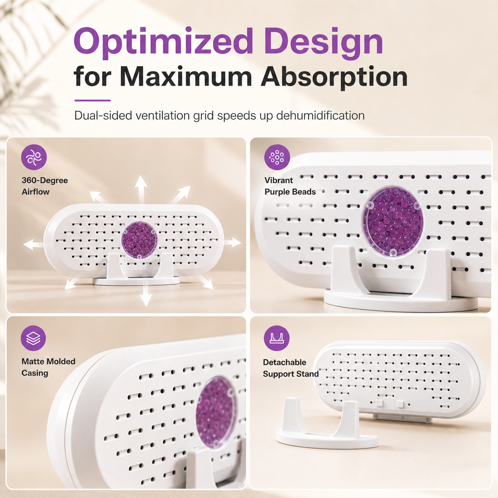 💧 Mini Reusable Household Dehumidifier – Compact Moisture Control for Everyday Spaces 🏠✨