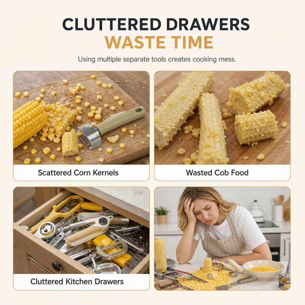 [Buy 1 Get 1 Free] Stainless Steel 2-in-1 Corn Peeler and Bottle Opener