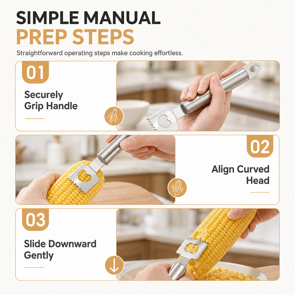 [Buy 1 Get 1 Free] Stainless Steel 2-in-1 Corn Peeler and Bottle Opener