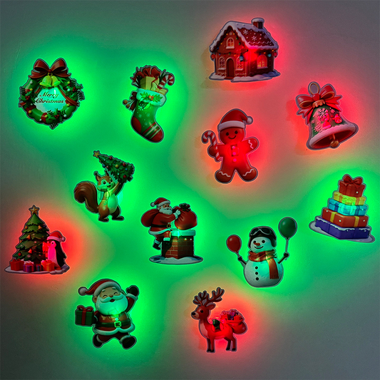 🎅Ready for Christmas!🎄LED Christmas Light-Up Wall Decals|Buy More Save More