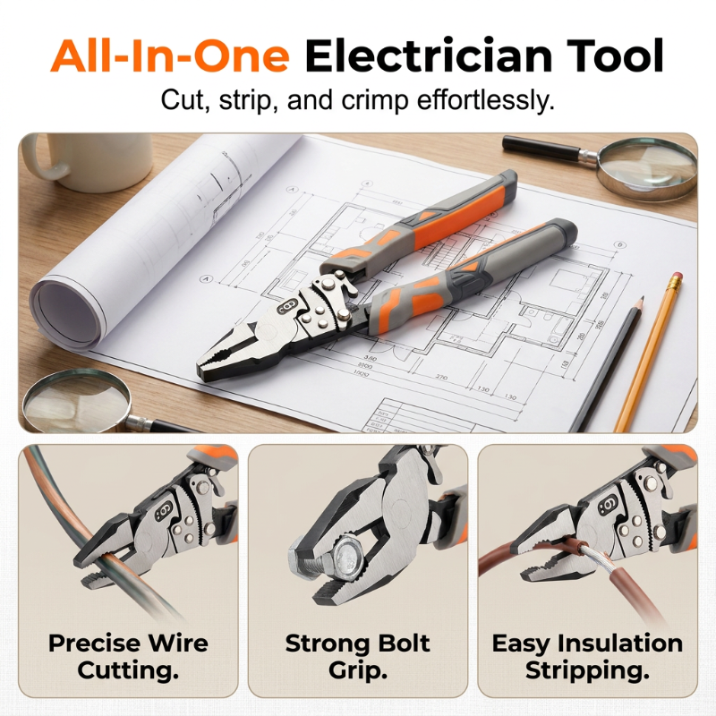 📢📢50% OFF !! ⏰Ratchet Cable Wire Cutter Pliers