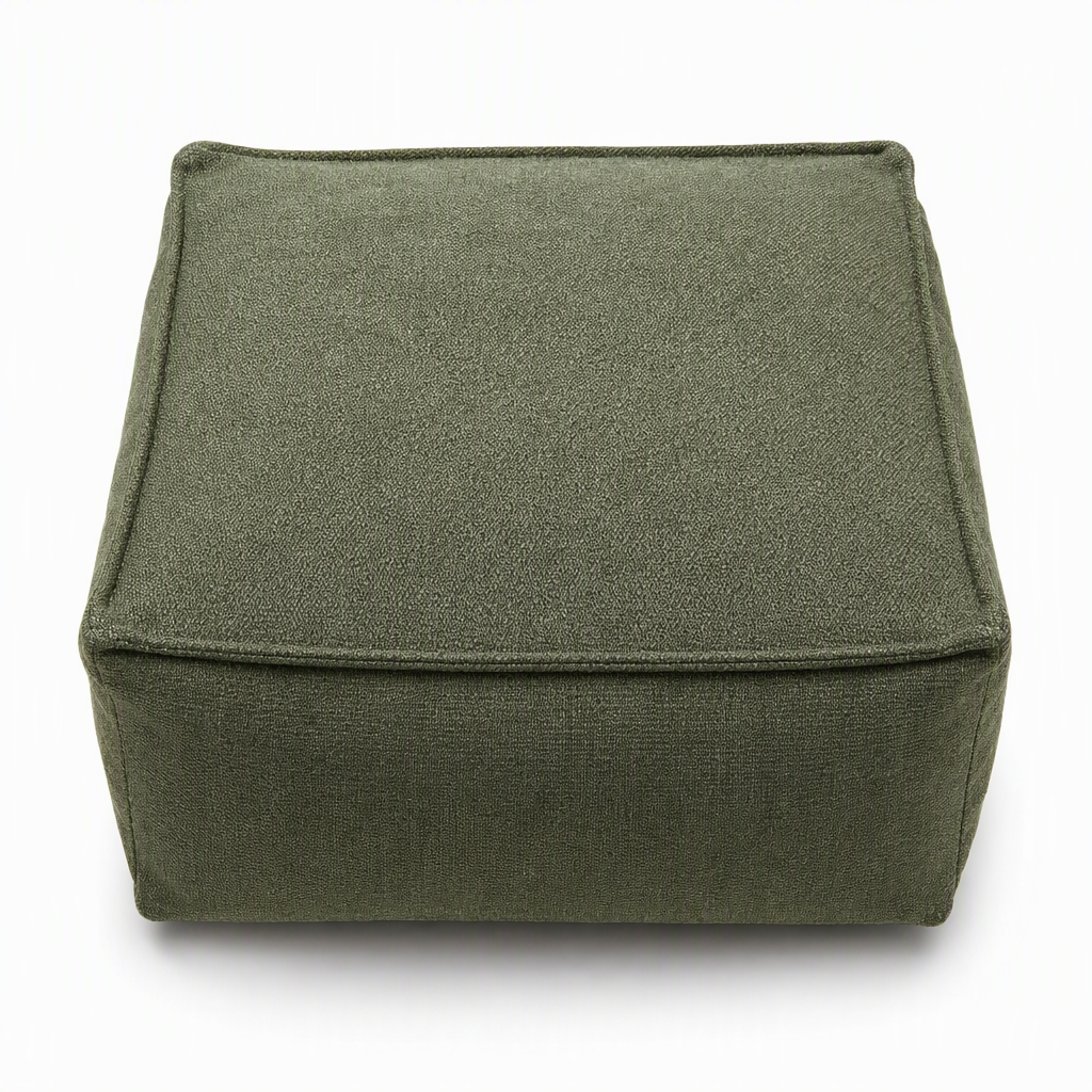 ⏰Storage Stool Cover: Fill with Clothes, 100kg Support, Wide Zipper, Washable, 45x45x23cm