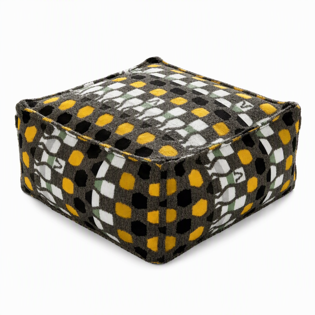 ⏰Storage Stool Cover: Fill with Clothes, 100kg Support, Wide Zipper, Washable, 45x45x23cm