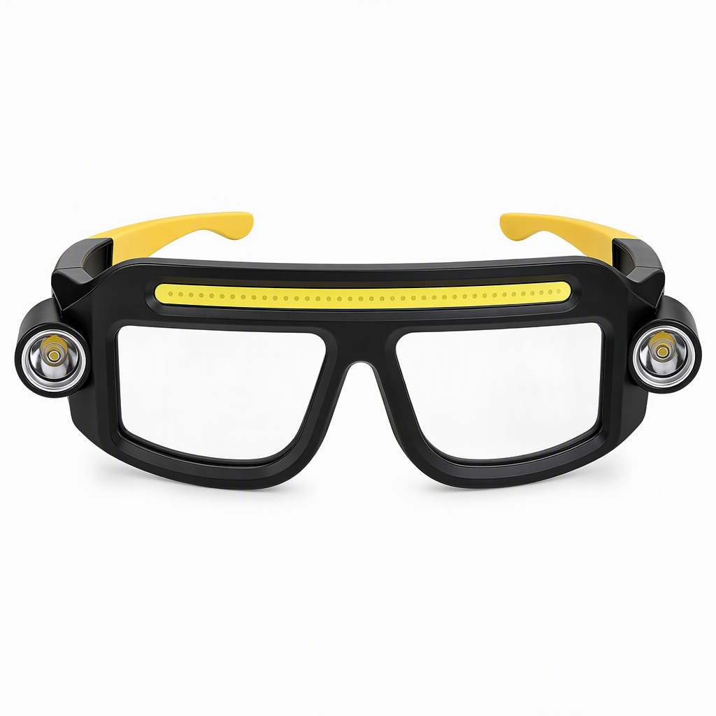 🥰2026 HOT SALE💥50K+ SOLD! 🌟USB Rechargeable Double Sided Clip On Glasses Light for Outdoor Hiking and Reading