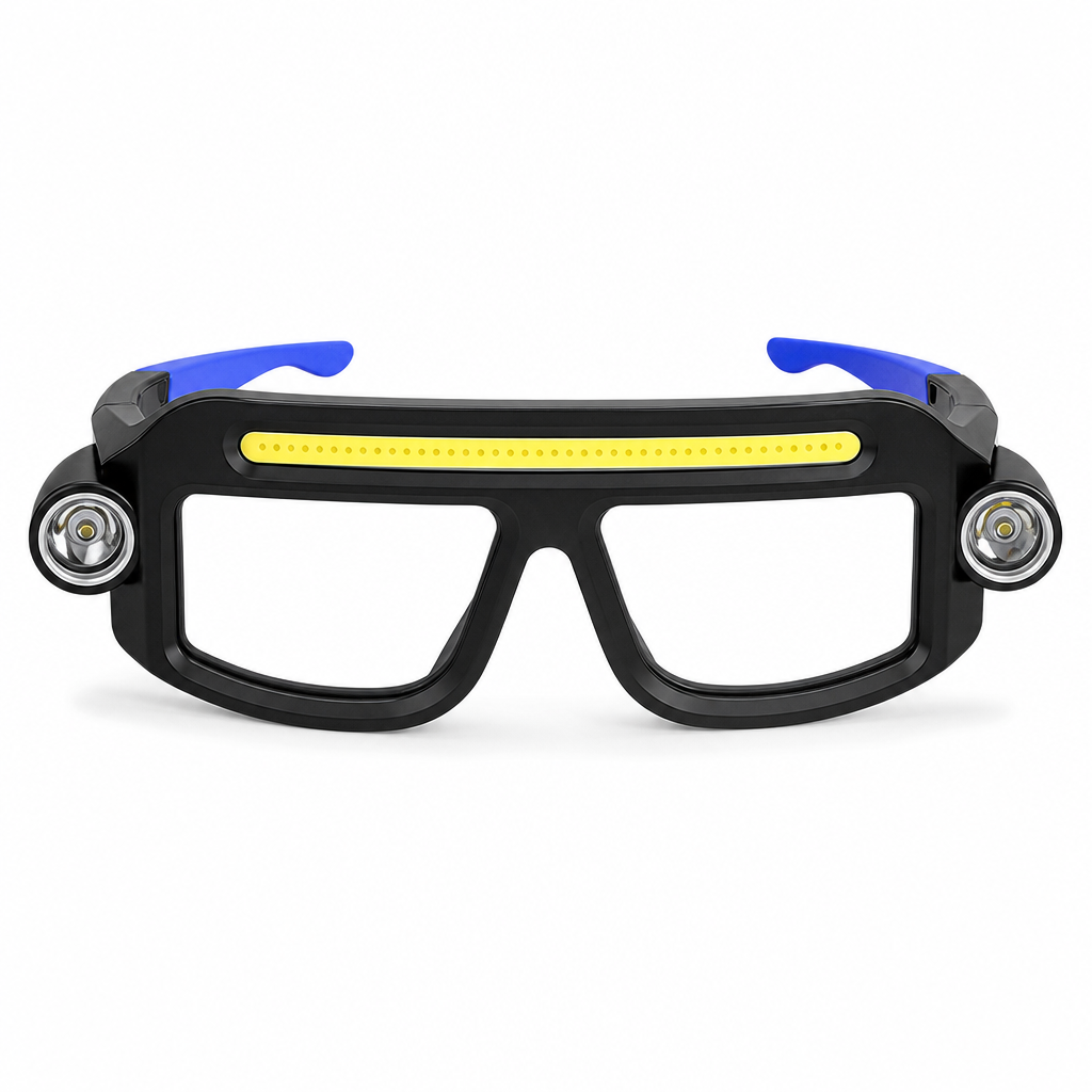 🥰2026 HOT SALE💥50K+ SOLD! 🌟USB Rechargeable Double Sided Clip On Glasses Light for Outdoor Hiking and Reading