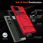 📱 Samsung Card Holder Case with Magnetic Ring Stand