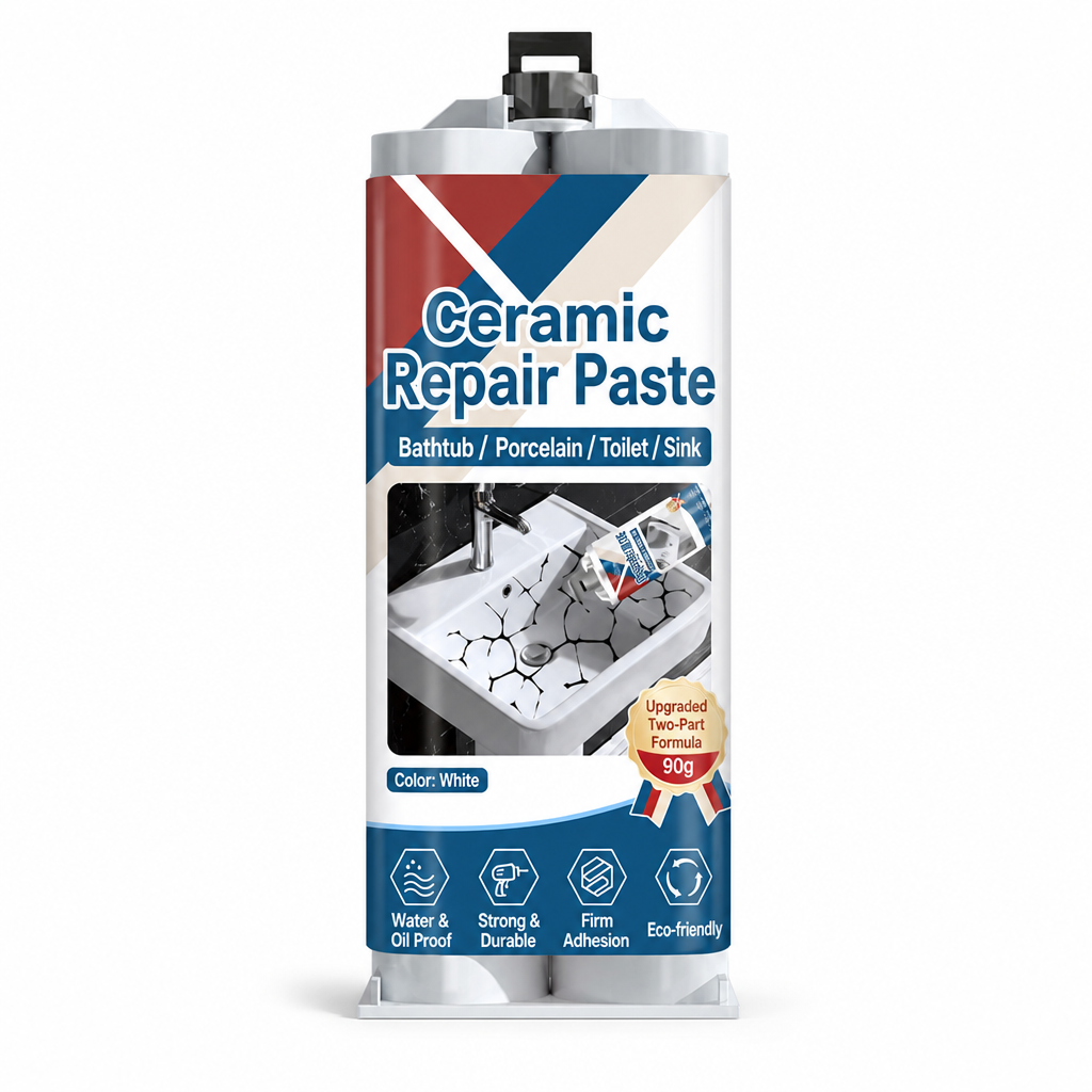 🛁 50% OFF NOW! 🧱 Ceramic Tile Repair Paste – Quick-Drying, Crack & Chip Filler – Waterproof Epoxy for Sinks, Tiles & Marble 🛠️
