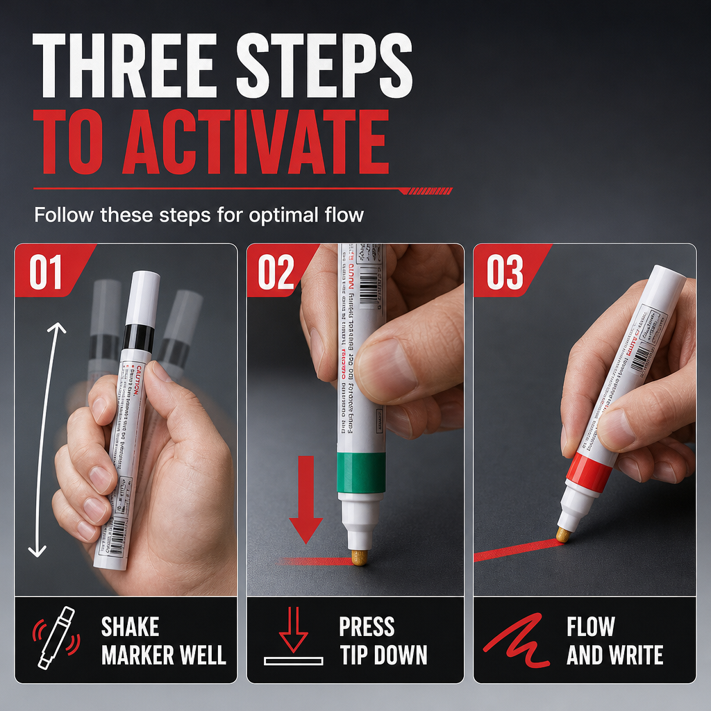 ⏳Limited-time 50% off⏰Fast Dry Waterproof Paint Pen for Tires🎨🖌️