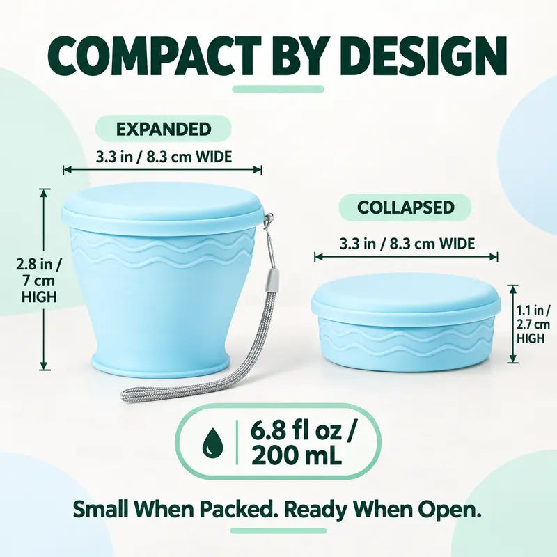 🥳2026 HOT SALE🥳💞50K+ SOLD!🥤 Collapsible Travel Cup – Compact & Easy to Carry💧