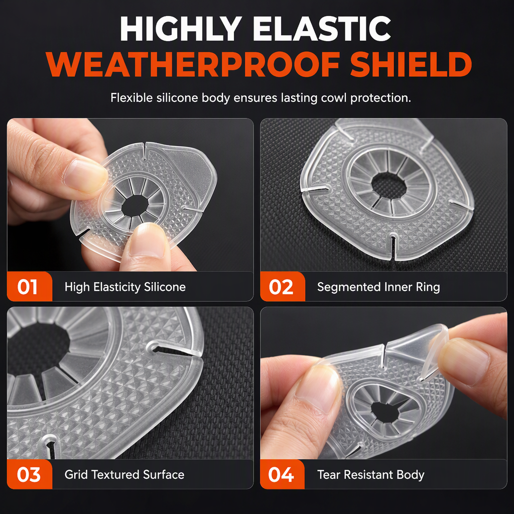 Car Windshield Arm Hole Dust Cover
