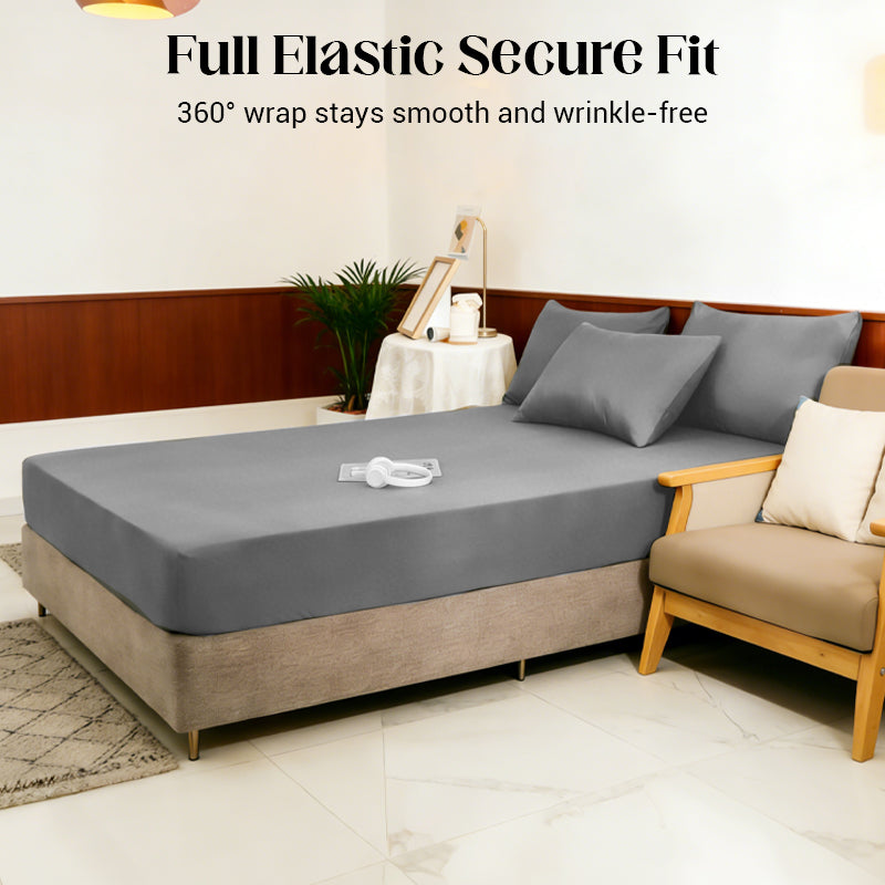 3pcs Easy & Secure Fit Soft Sheet Set